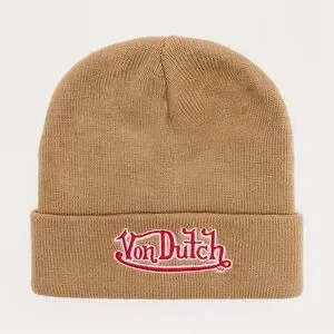 Von Dutch | Accessories | Level Up Von Dutch Taupe Knit  display picture 1